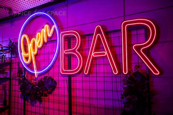 neon open bar