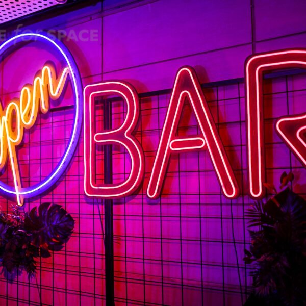 neon open bar
