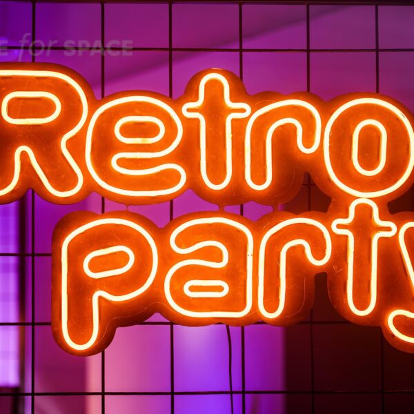 neon retro party